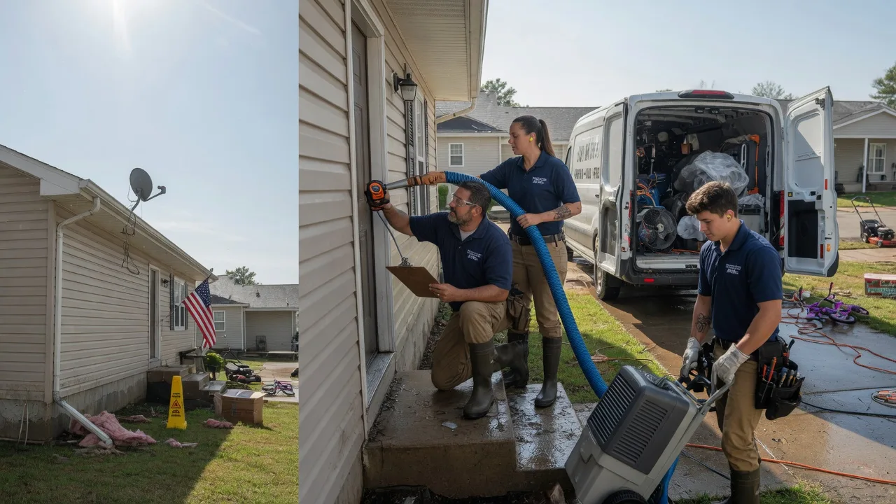Ceiling Water Damage Restoration in Essig, MN near me