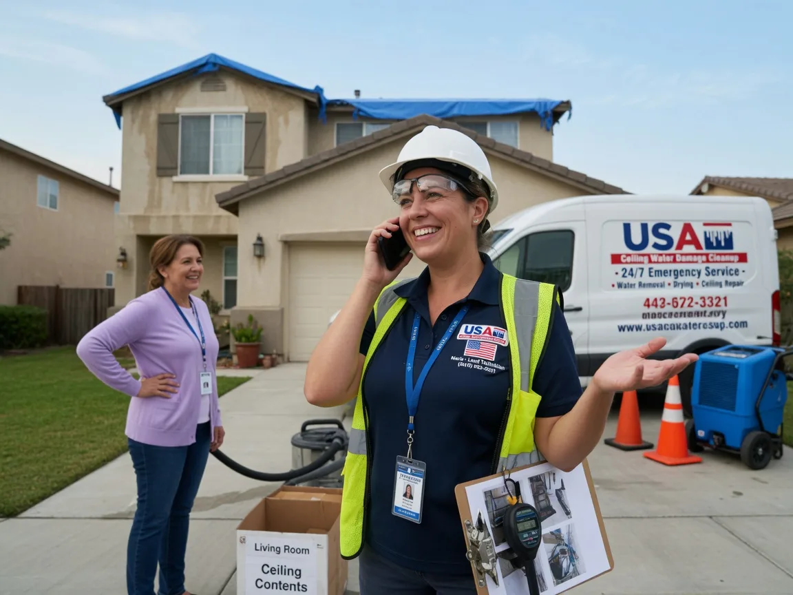 Ceiling Water Damage Restoration Essig, MN FAQs
